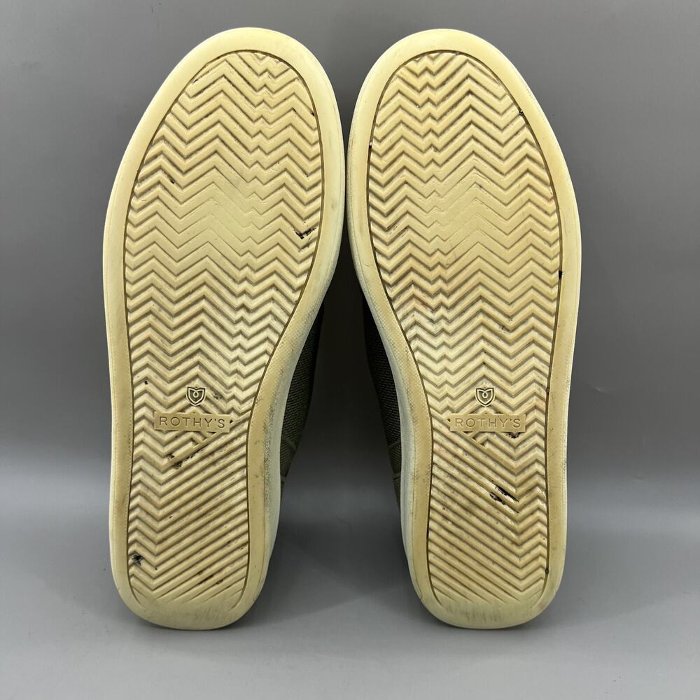 Rothy's RS01 Casual Knit Sneakers Men's Size 11 Green Comfort Low Top Lace Shoes - Picture 7 of 10